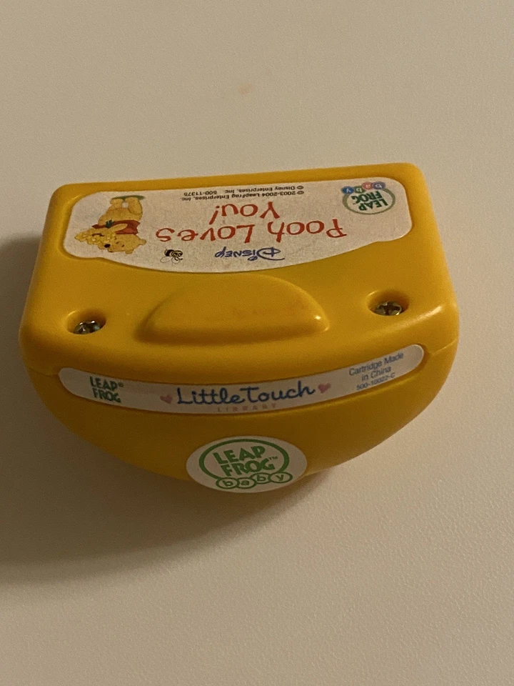 LEAP FROG LITTLE TOUCH Pooh Loves You Replacement Game Cartridge 2003-2004 - Image 2 of 2