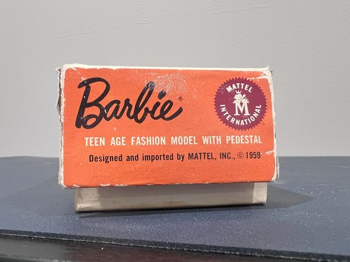 1959 Barbie Teenage Fashion Model Bubble Cut No.850 with Box and Assessories AJE - Picture 2 of 12