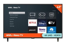 ONN 43-Inch Class 4K Ultra HD LED Smart TV HD...