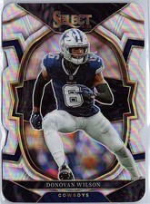2022 Panini Select #86 Donovan Wilson Silver Prizm Die Cut