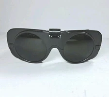 UVEX Safety Glasses Side And Top Shields Z87 5 1/2 Green Lenses 80's Vintage