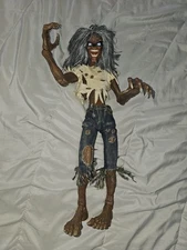 IRON MAIDEN EDDIE Art Asylum Ultimate Series 18" Figure Toy 2002 loose 