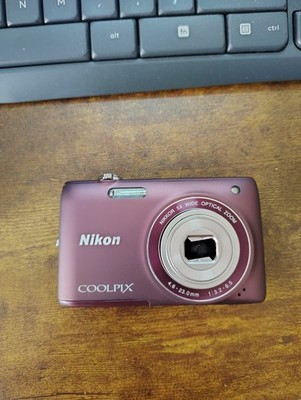 Nikon COOLPIX S4100 14.0MP Digital Camera - Plum - Lens Error
