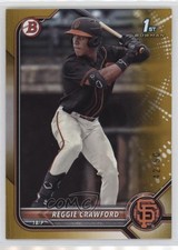 2022 Bowman Draft Gold 42/50 Reggie Crawford #BD-33 0nr3