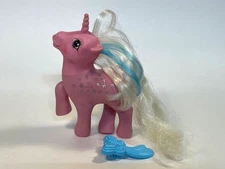 Vintage Hasbro My Little Pony "Milky Way" Twice as Fancy Unicorn Pink  1987