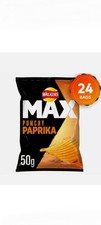 WALKERS MAX PUNCHY PAPRIKA 24 X 50g NEW STOCK. LONG DATE: August 2026.