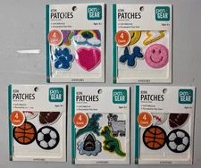 Pen + Gear Self-Adhesive Icon Patches Kids Sports Dinosaur Smiles Rainbows Set 5