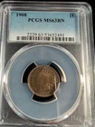 1908  Indian Head Cent PCGS MS63 Brown - 53652491