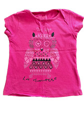 In Extenso Mädchen rosa Eule T-Shirt La Chou...