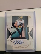 2025 National Treasures Collegiate Mason Graham ReliaQuest  Bowl  Logo RPA 2/10 