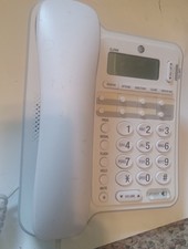 AT T CL2909 Corded Speakerphone Caller ID Telephone White Tested Working