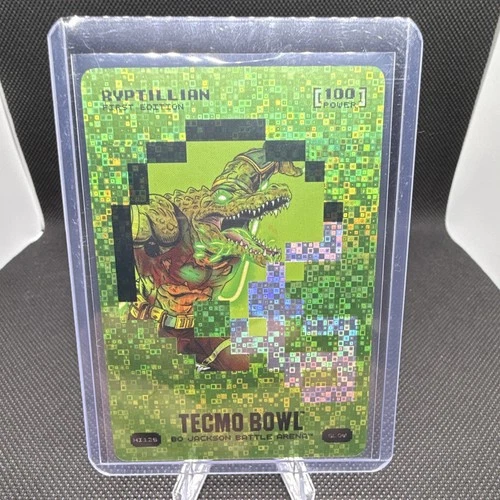 2026 Battle Arena Tecmo Bowl SP Ryptillian Glow Foil Bo Jackson #HI125