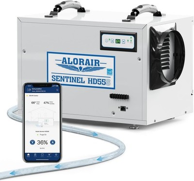 ALORAIR Sentinel HD55S 120Pt Crawlspace/Basement Dehumidifier Energy Star w/WiFi