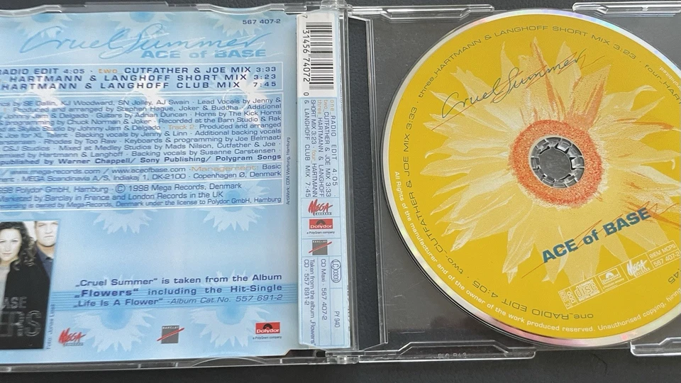 Ace Of Base 💿 Cruel Summer Maxi CD MCD Single - Bild 2 von 2