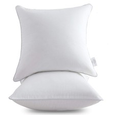 Oubonun 20 x 20 Pillow Inserts Set of 2 - Throw Pillow Inserts with 100 