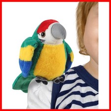 Magnetic 5-Inch Plush Parrot Prop - Perfect for Pirate Costumes  Cosplay