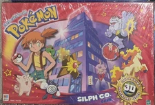 2000 Pokemon Silph Co 3D Milton Bradley Board Game 41439 Very Rare New In Box
