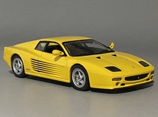 Minichamps 1/43 Ferrari Testarossa 512 M Giallo Designed by Pininfarina, 4.9L