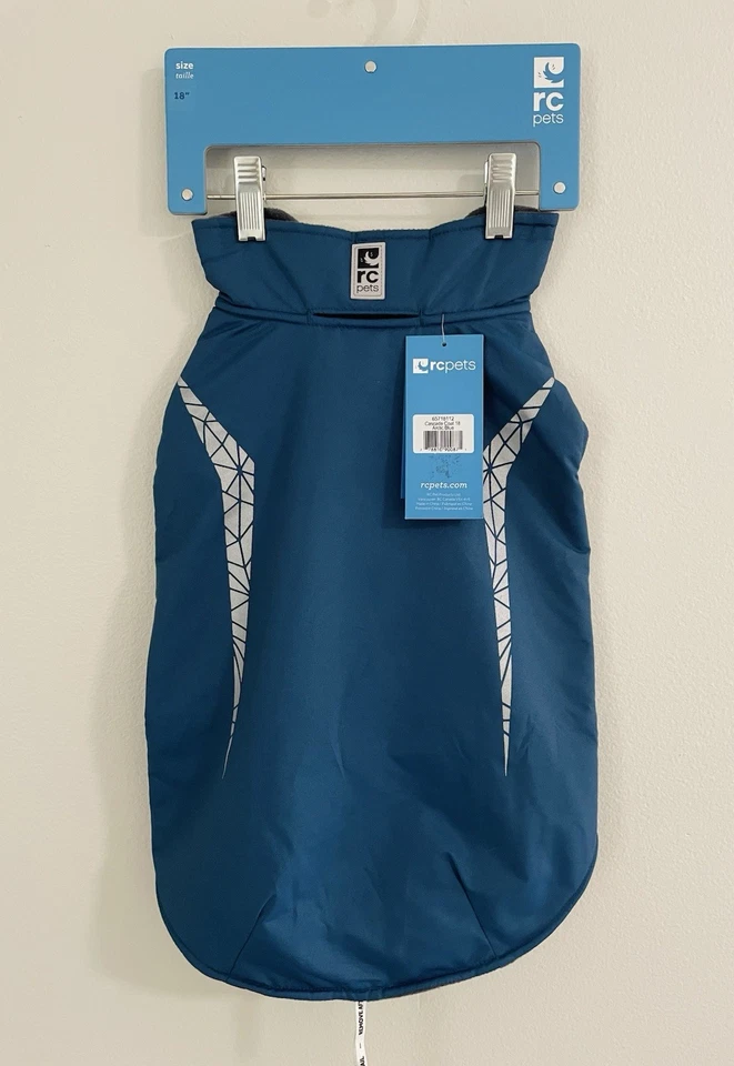 RC Pet Products Cascade Rain Coat for Dogs - Arctic Blue, Size 18, NEW w/ TAGS - Image 2 of 4