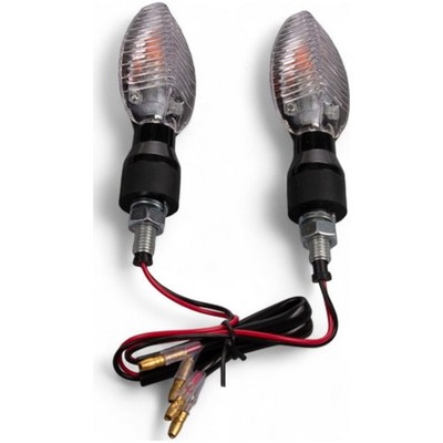 10W Halogen Blinker Kinesis schwarz - E zugelassen, geeignet für: Motorradmodell