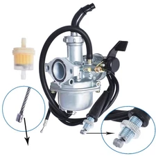 Carburetor For Honda CRF70 XR70 CRF70F XR70R 1998-2003 W/ Throttle Cable