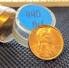 1944-D Lincoln Wheat Cents BU Roll 50 Coins Mostly Red Unc Denver Mint