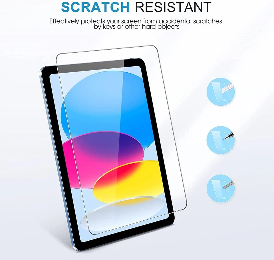 Tempered Glass Screen Protector for iPad 11th (A16) 11" 10th Generation 10.9" - Image 4 of 4