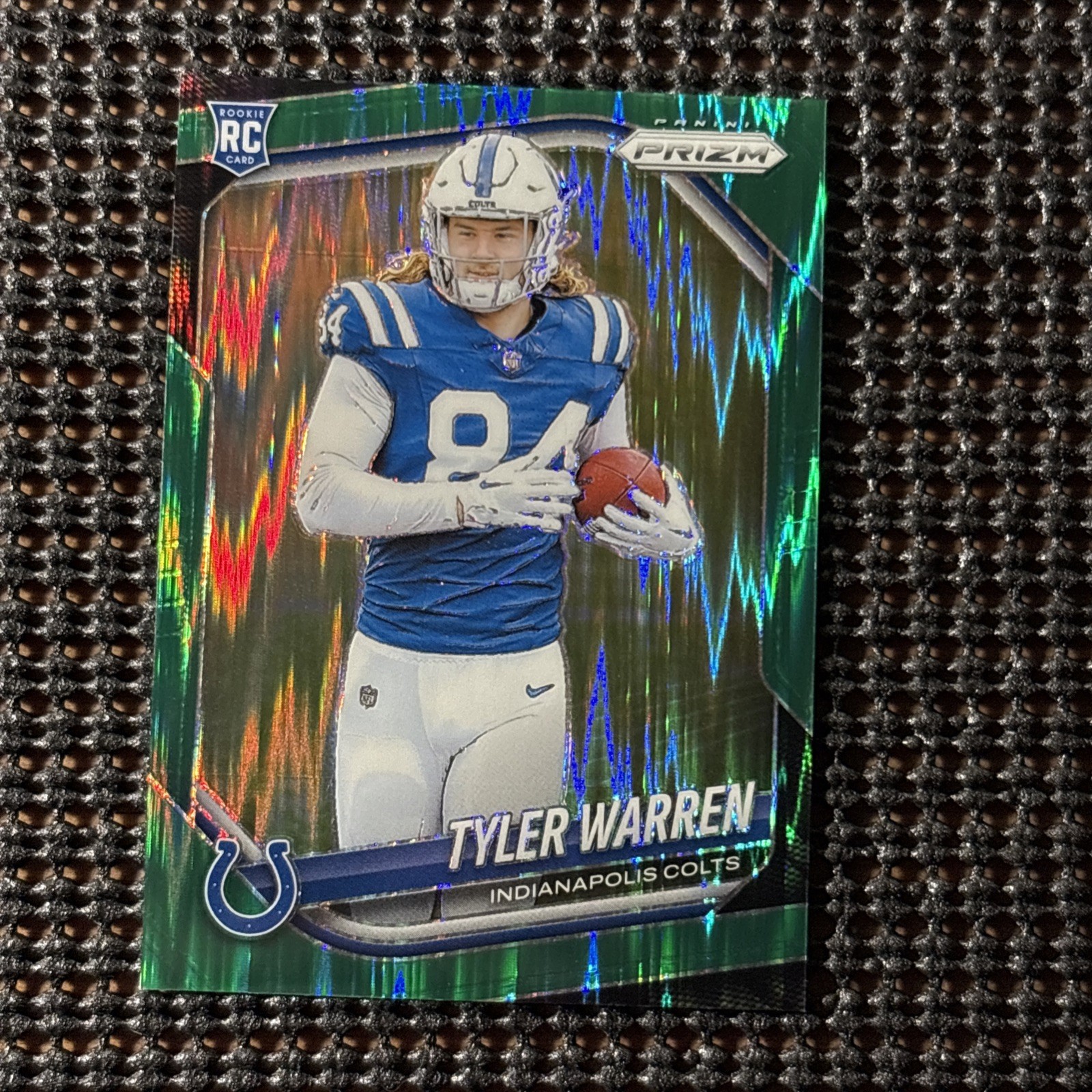 Tyler Warren Rookie 2025 Panini Prizm Green Flash Prizm #339 (RC) Colts💥SP