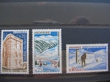 ANDORRE FRANCAIS neufs n° 174 à 176