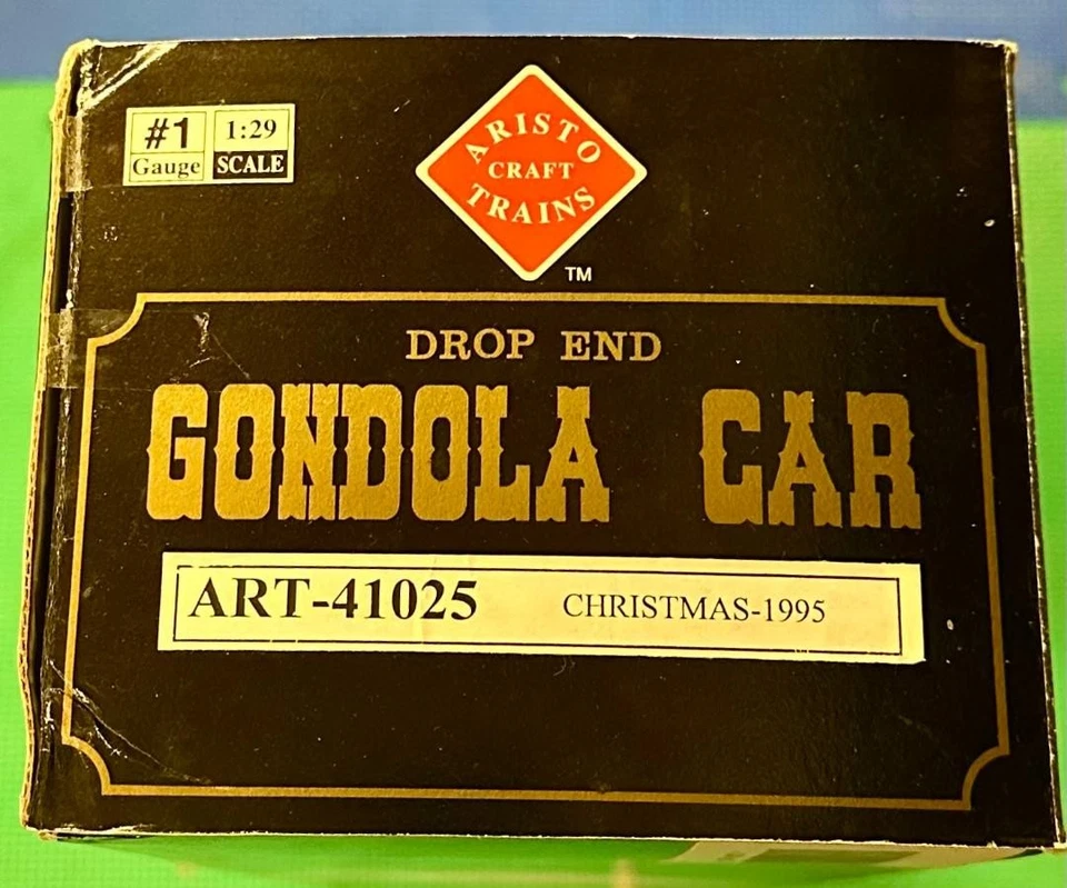 Coche de Navidad favorito calibre G #6 -- Góndola con adornos de lujo -- Aristocraft 41025 Foto 4 de 4