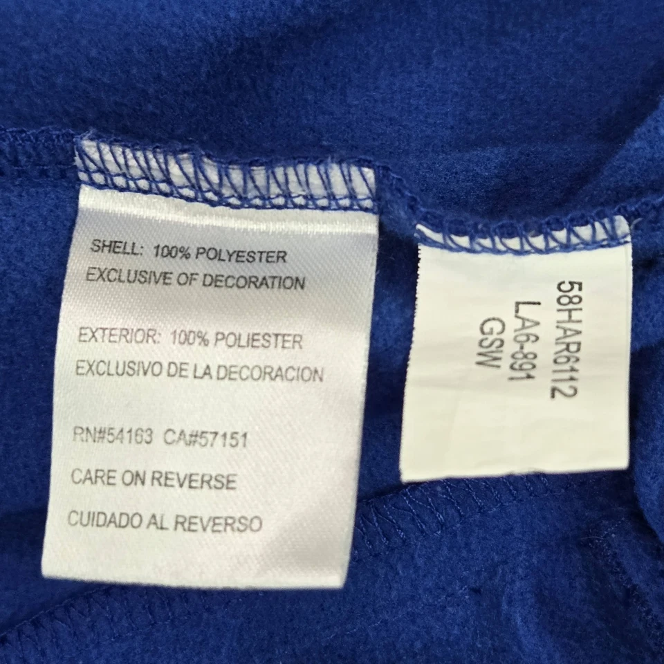 VINTAGE Golden State Warriors Men Jacket M Blue G-III Sports By Carl Banks Track - Image 3 of 4