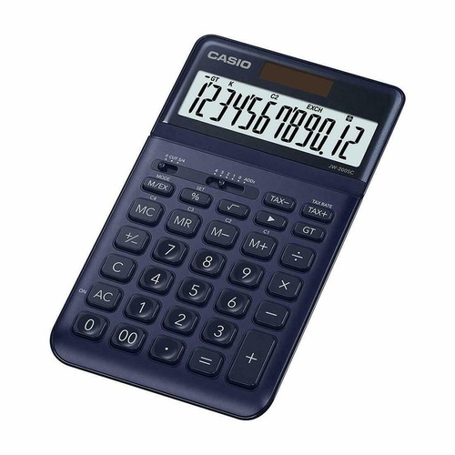 CASIO JW-200SC 12-Digit Desktop Calculator, Tax & Exchange 7 Colors - Picture 13 of 16