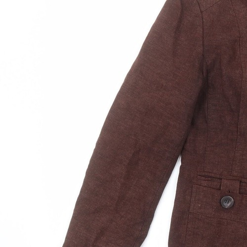 M&Co Womens Brown Jacket Size 10 - Picture 9 of 12