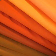 ROBERT KAUFMAN "KONA COTTON SOLID" Orange-Amber by the 1/2 yard