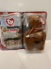 Germania The Bear - Ty Beanie Baby (Rare)