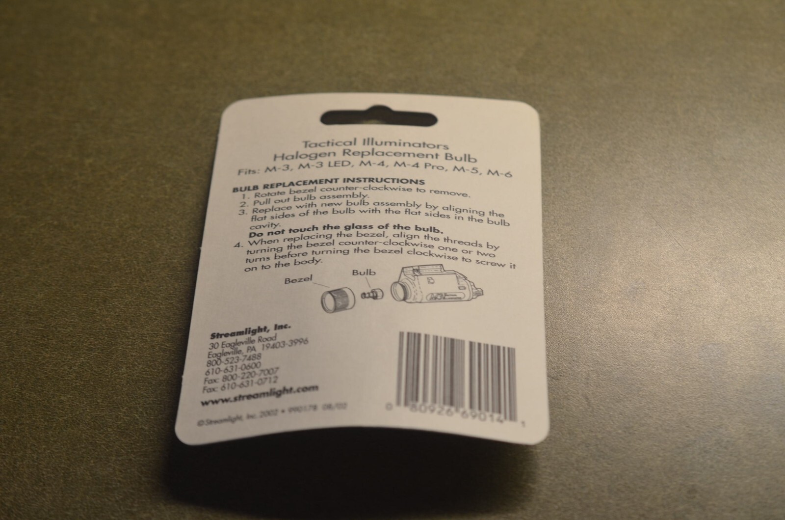 Streamlight Replacement Bulbs various 69014 78914 78915 51101 90314 ...