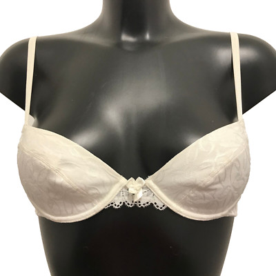 Triumph Creme BH 32A Bügel Plunge Schaumstoff gefütterte Cups Romantic Emotion WHP