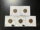 (Lot of 5) 1917-S Lincoln Wheat Cent Penny (VF - Very Fine) - Old U.S. Coins