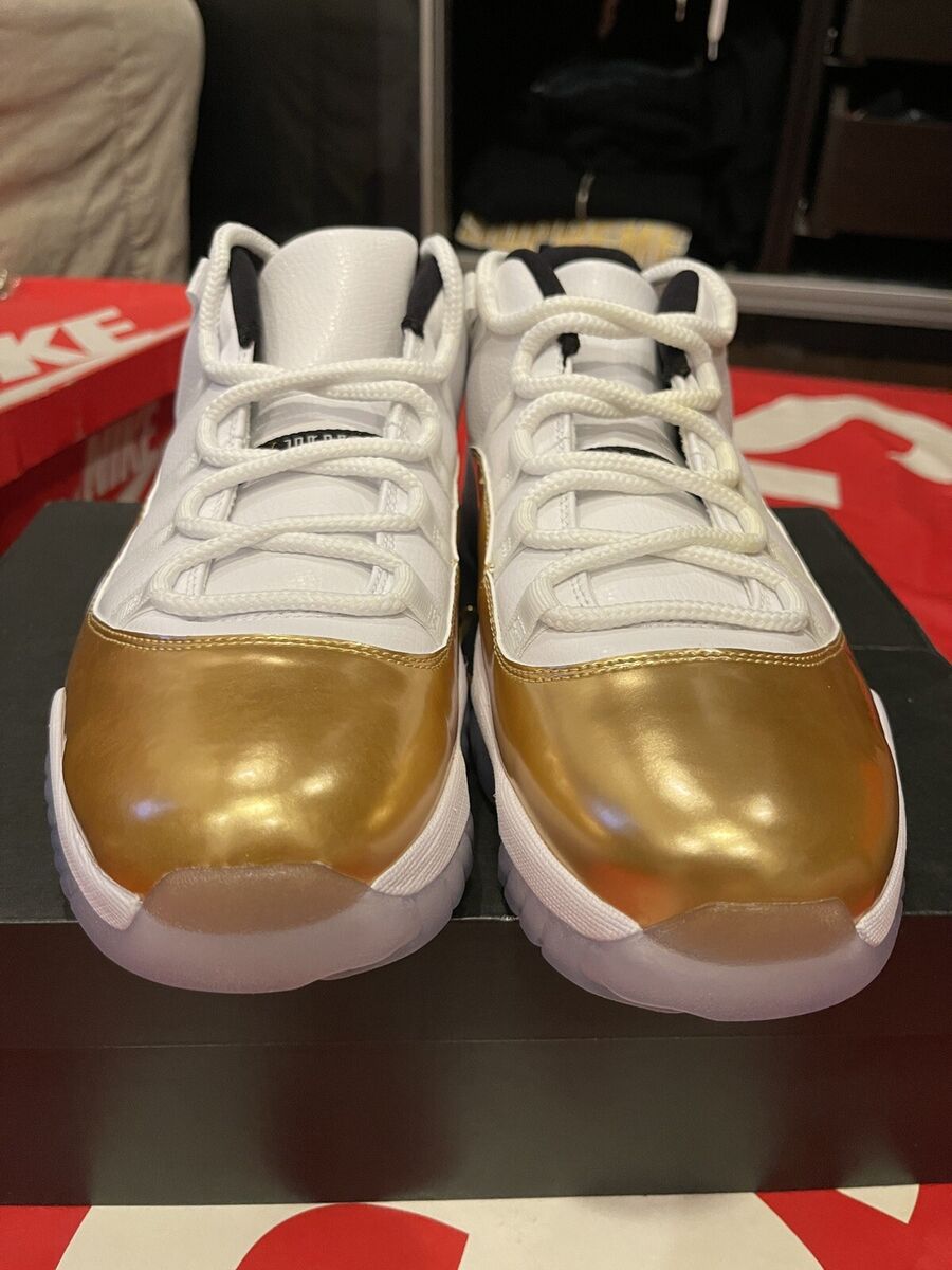 NIKE AIR JORDAN 11 XI RETRO LOW GOLD “Closing Ceremony NIKE AIR JORDAN 11 XI RETRO LOW GOLD “Closing Ceremony