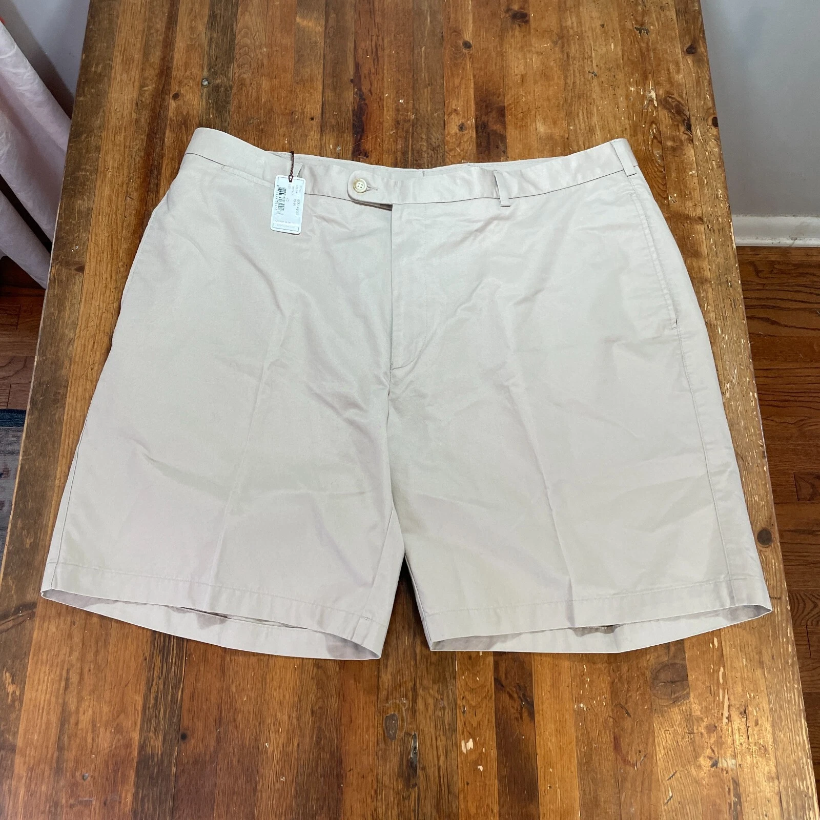 Peter Millar Shorts Mens 40 Khaki Beige Chino Casual Golf Preppy 9" Inseam