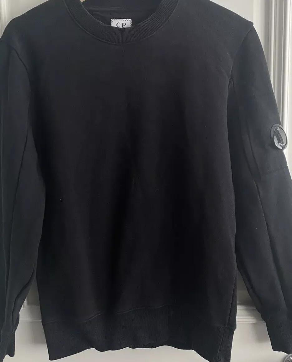 Black cp company jumper cheap