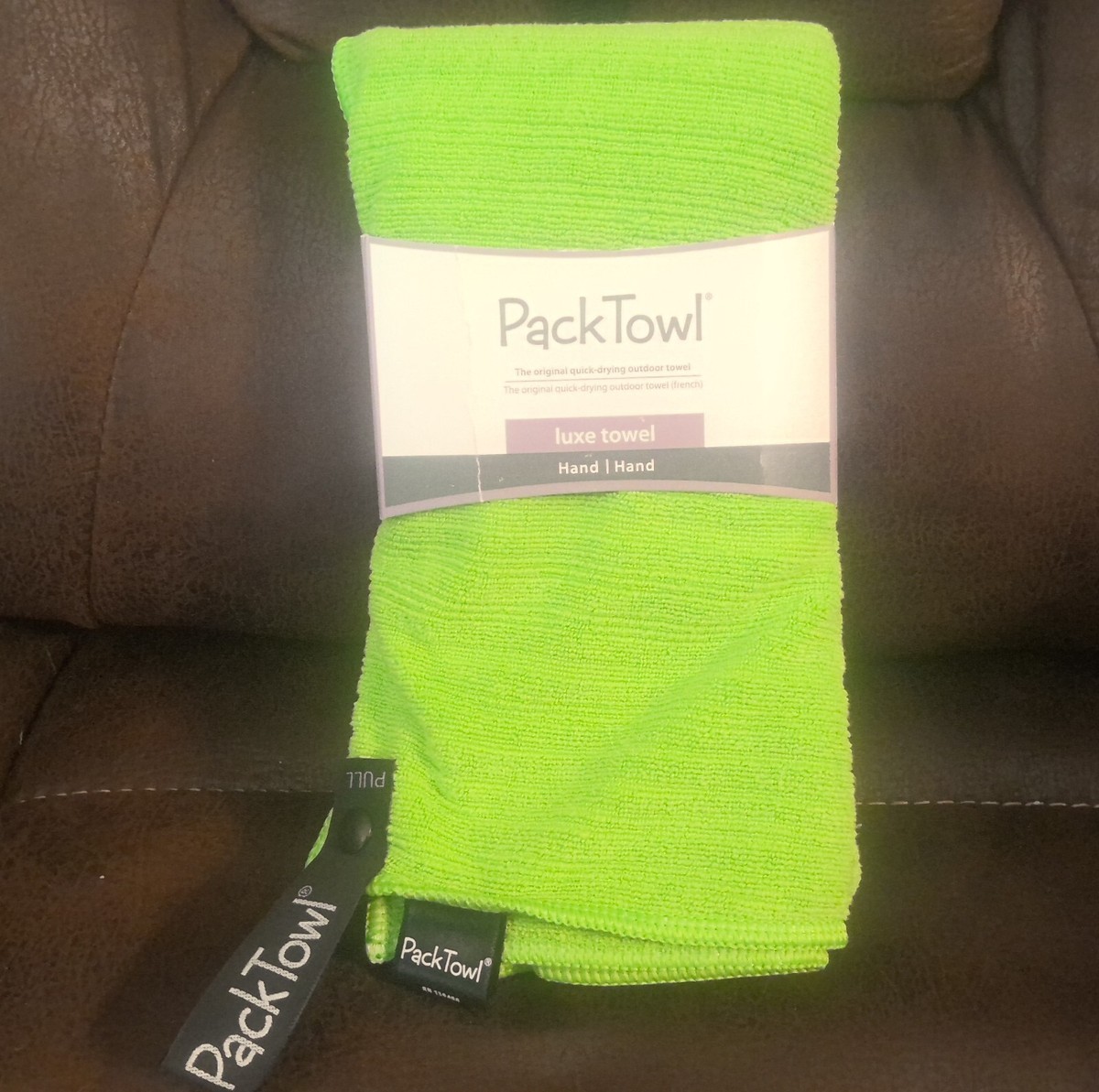PackTowl Luxe Towel Hand Camping Sports Super Absorbant Quick Dry
