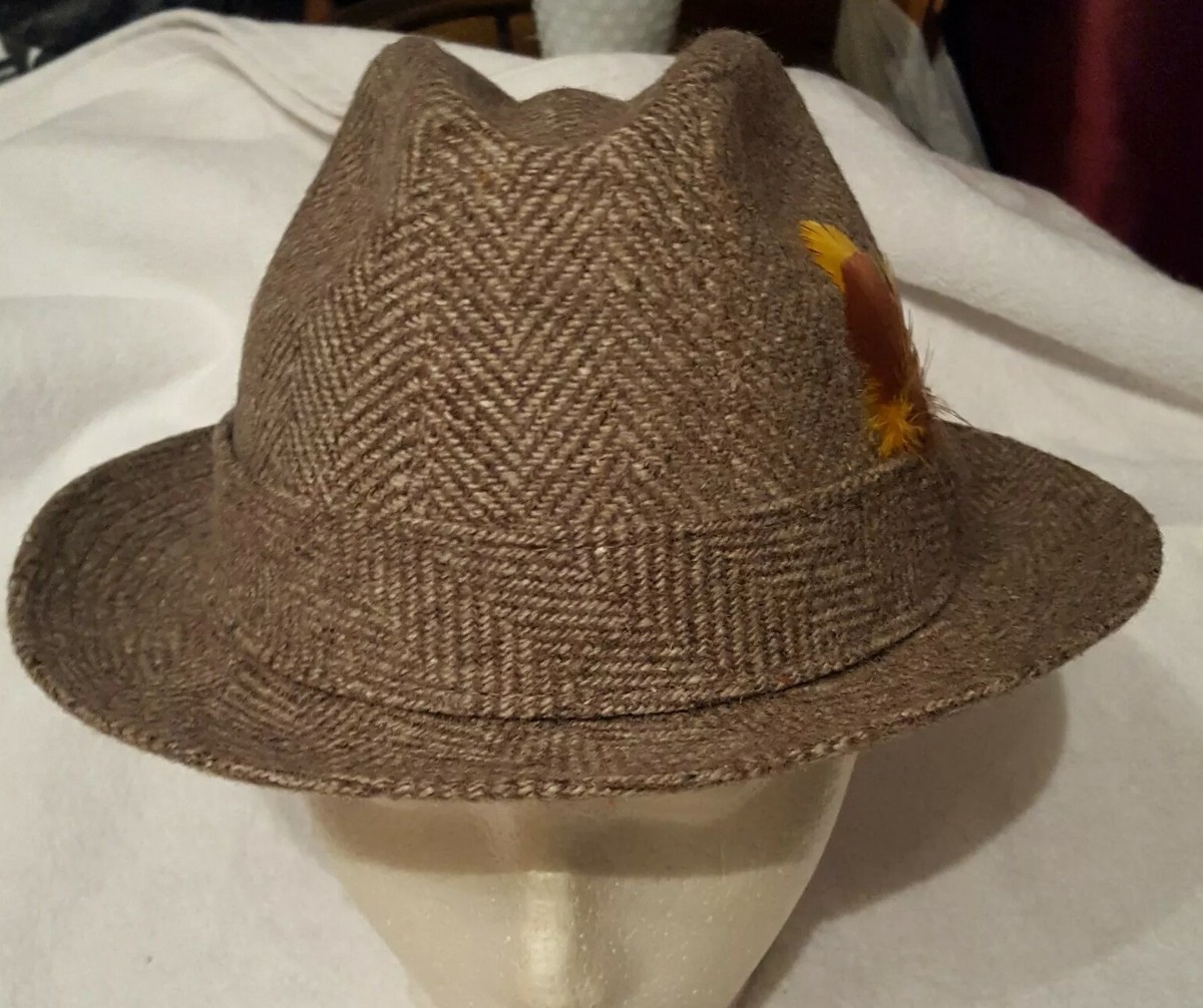 Vintage Mallory By Stetson Hat Tan Size 6 7/8 EC | eBay
