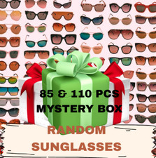 85 OR 110PC Randomly Selected Bulk Wholesale Fashion Sunglasses Assorted Unisex