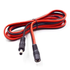 14AWG DC Cable 5.5mm x 2.1mm Power Supply Adapter Female to Male CCTV Camera DVR