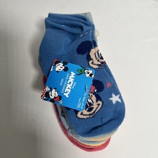 Mickey And Friends Toddler Socks. 6 Pair