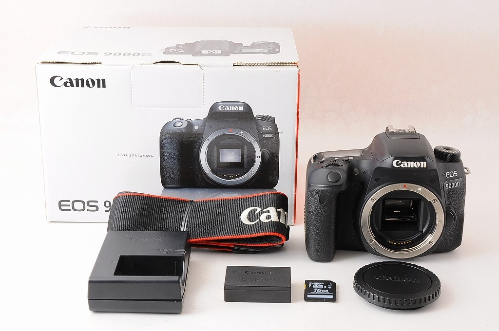MINT in BOX] Canon EOS 9000D DSLR Camera Body 77D 24.2MP w/ 16GB
