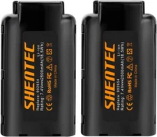 2 Pack 7.4V 2.5Ah Battery Compatible with Paslode 902654 902600 B20543A