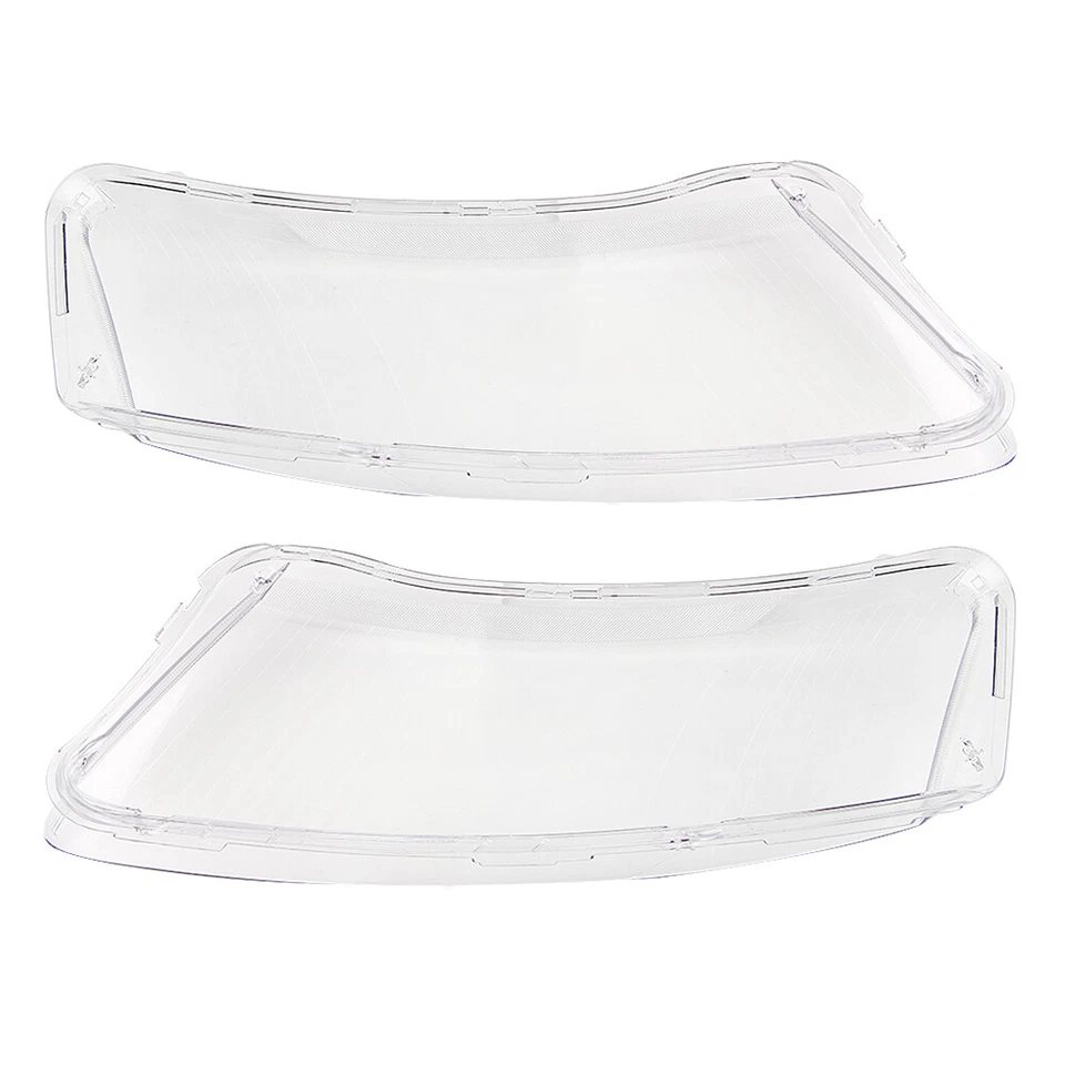 Pair For Audi A6 C6 2006-2011 Headlight Headlamp Clear Lens Cover shade Shell Foto 4 de 4