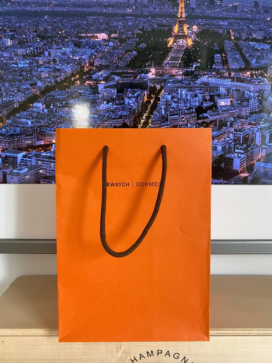 Apple Hermes Watch Gift Shopping Bag 7.75
